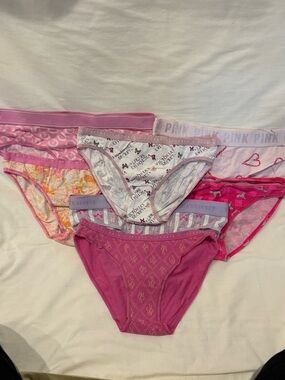 Victoria's Secret PINK Assorted Pink Bikini Briefs - Pack of 7